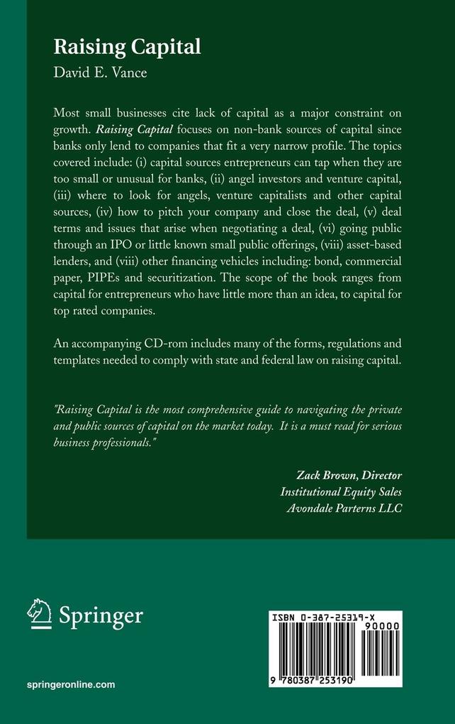 Weitere Ansicht: Raising Capital | David E. Vance