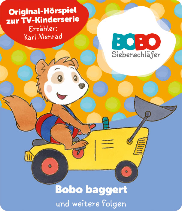 Weitere Ansicht: Tonies - Bobo Siebenschläfer: Bobo baggert und weitere Folgen (Neuauflage) | Markus Osterwalder