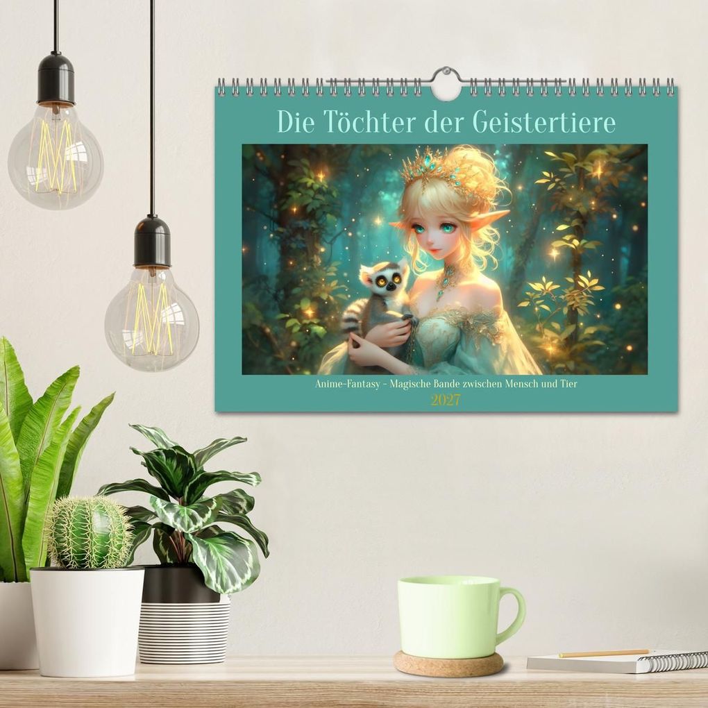 Weitere Ansicht: Die Töchter der Geistertiere (Wandkalender 2027 DIN A4 quer), CALVENDO Monatskalender | Liam Blue, CALVENDO