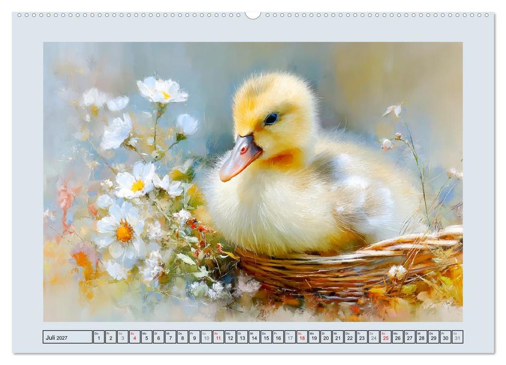 Weitere Ansicht: Gänse. Geselliges Schnattern in der Natur (hochwertiger Premium Wandkalender 2027 DIN A2 quer), Kunstdruck in Hochglanz | Rose Hurley, Calvendo