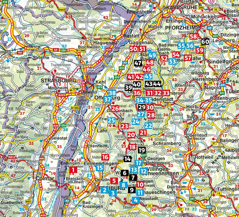 Weitere Ansicht: ROTHER Wanderführer Schwarzwald. Die Mitte und der Norden. 60 Touren zwischen Karlsruhe und Freiburg - mit Nationalpark Schwarzwald | Matthias Schopp