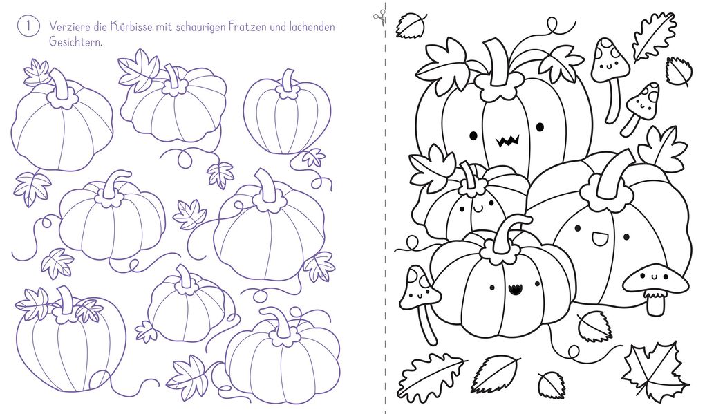 Weitere Ansicht: Cute Things - Süße Fensterbilder Halloween | Kate Nolan