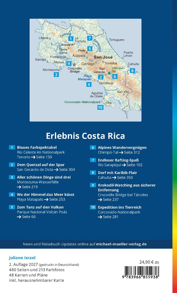 Weitere Ansicht: MICHAEL MÜLLER Reiseführer Costa Rica | Juliane Israel