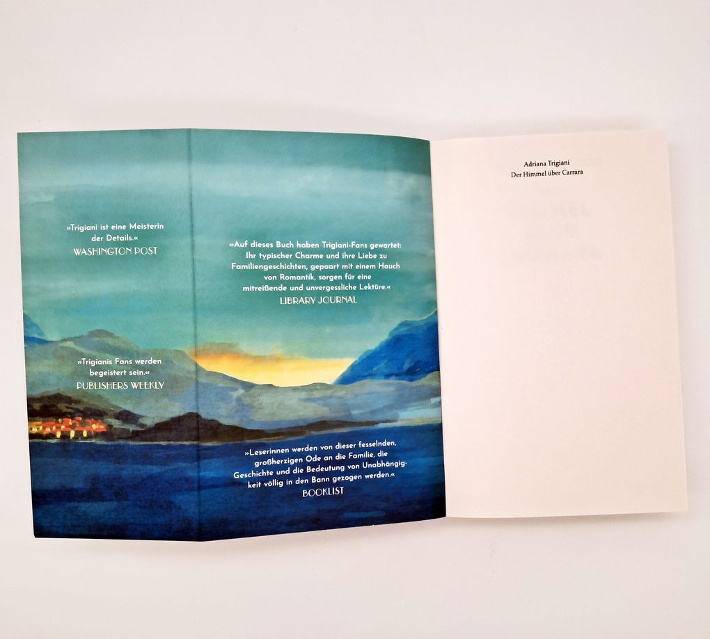 Weitere Ansicht: Der Himmel über Carrara | Adriana Trigiani