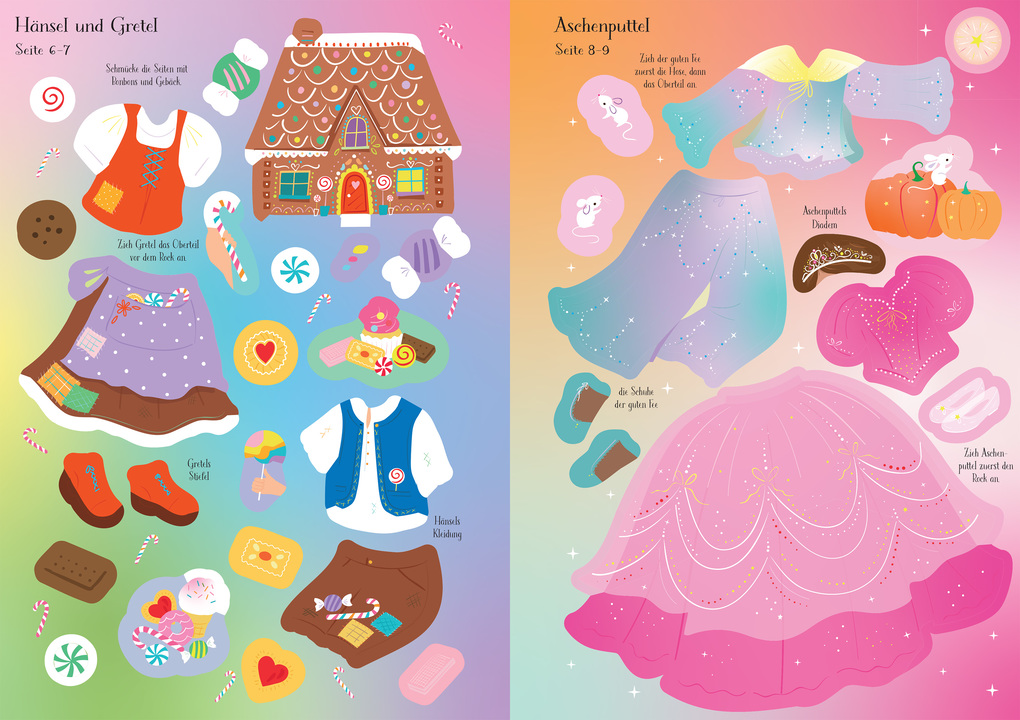 Weitere Ansicht: Mein erstes Anziehpuppen-Stickerbuch: Märchenfiguren | Fiona Watt