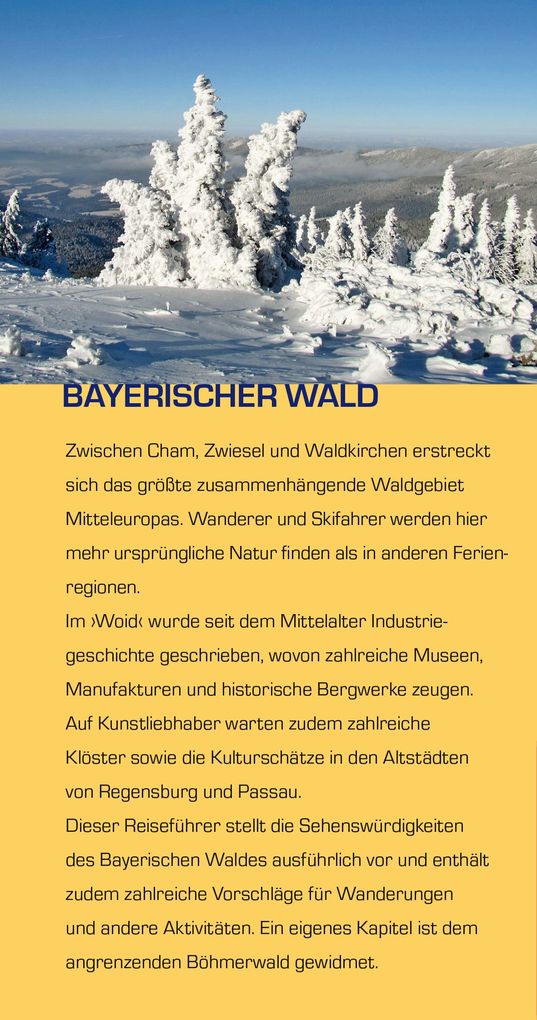 Weitere Ansicht: TRESCHER Reiseführer Bayerischer Wald | Sabine Herre
