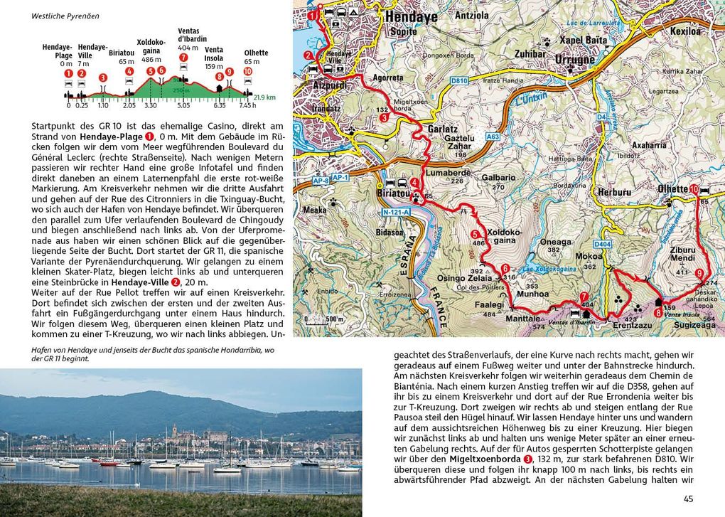 Weitere Ansicht: ROTHER Wanderführer Frankreich: Pyrenäen - GR10. 53 Etappen auf dem Fernwanderweg durch die Pyrenäen vom Atlantik bis ans Mittelmeer | Mira Kuhn, Fabian Briel