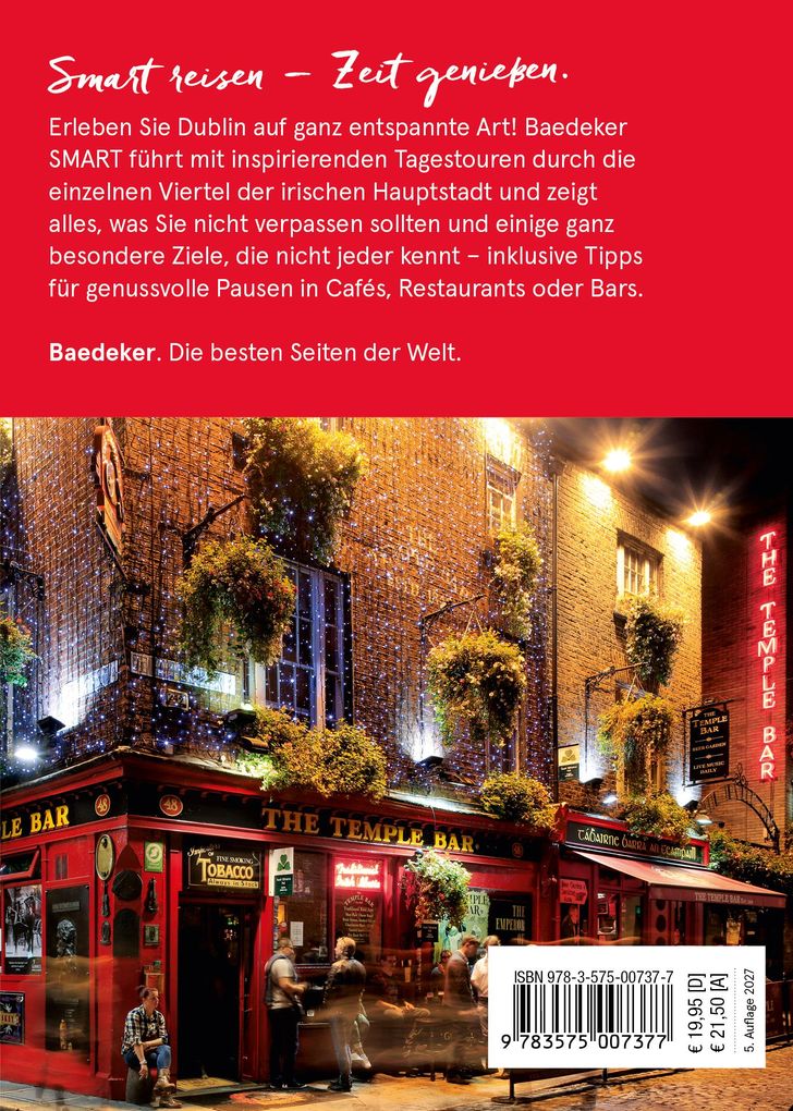 Weitere Ansicht: Baedeker SMART Reiseführer Dublin | Bernd Biege, Birgit Müller-Wöbcke