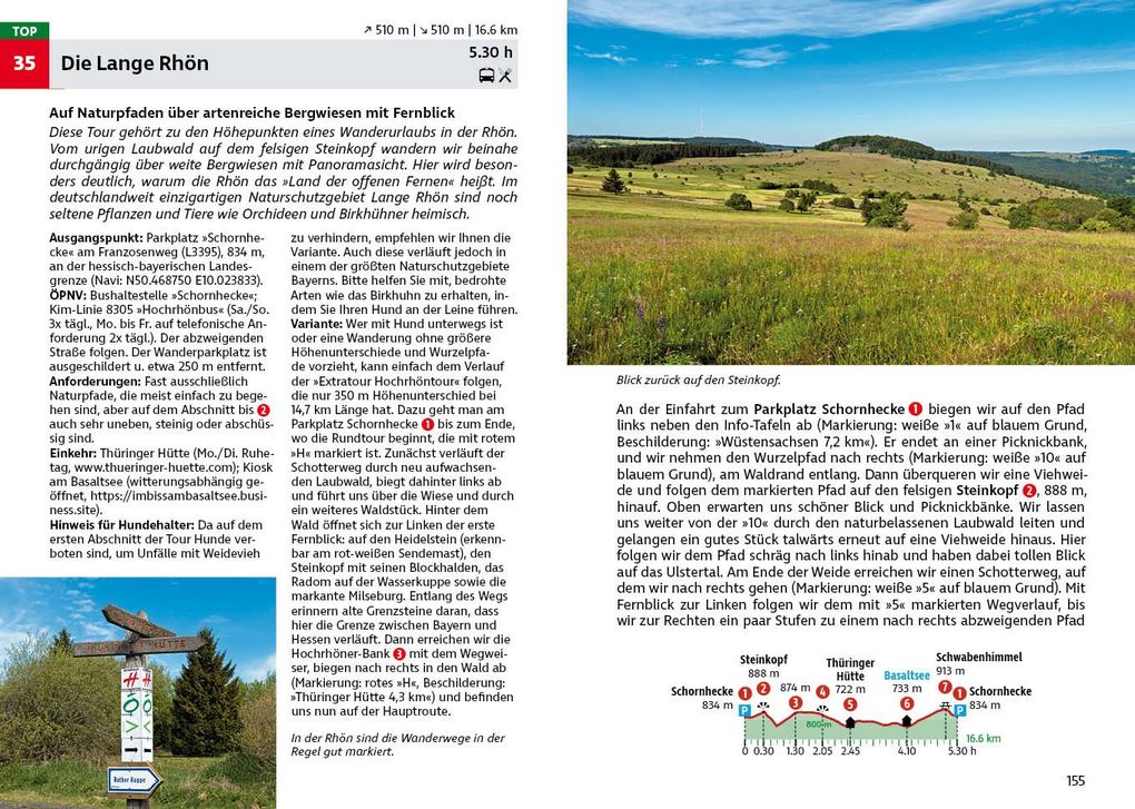 Weitere Ansicht: ROTHER Wanderführer Rhön. 60 Panoramatouren im UNESCO-Biosphärenreservat Rhön und entlang des 'Grünen Bands' | Torsten Bieder, Daniela Knor