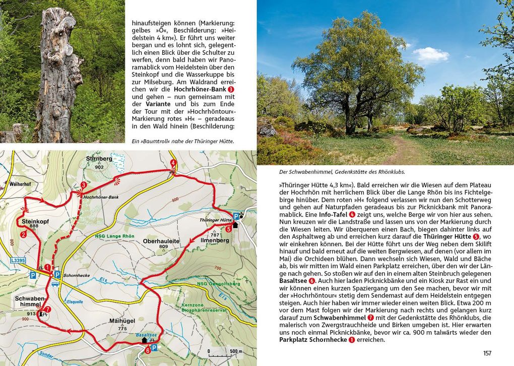 Weitere Ansicht: ROTHER Wanderführer Rhön. 60 Panoramatouren im UNESCO-Biosphärenreservat Rhön und entlang des 'Grünen Bands' | Torsten Bieder, Daniela Knor
