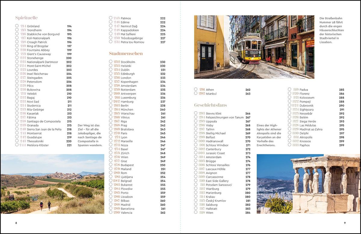Weitere Ansicht: KUNTH Bucketlist für Globetrotter - Europa | Kunth Verlag