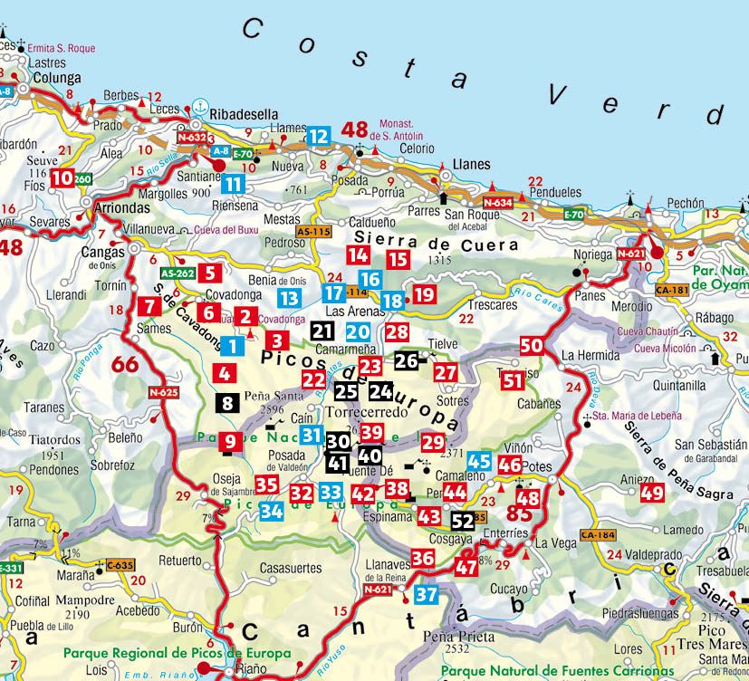 Weitere Ansicht: ROTHER Wanderführer Picos de Europa. 52 Touren im ältesten Nationalpark Spaniens, an der Atlantikküste und in den Kantrabrischen Kordilleren | Cordula Rabe