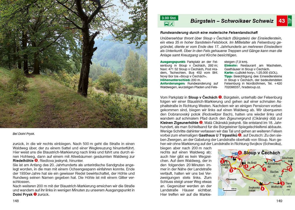 Weitere Ansicht: ROTHER Wanderführer Oberlausitz. 50 Touren im Zittauer und Lausitzer Gebirge im Dreiländereck Deutschland, Polen und Tschechien | Manfred Schmid-Myszka
