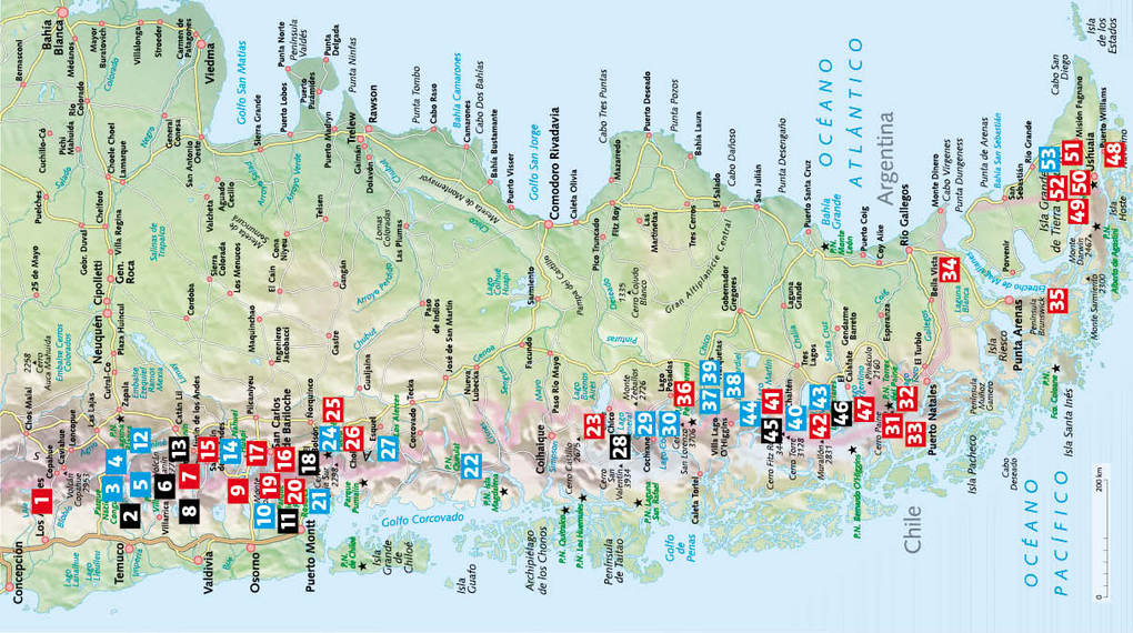 Weitere Ansicht: ROTHER Wanderführer Patagonien und Feuerland. 53 Touren von kurzen Wanderungen bis zu mehrtägigen Trekking- und Hochtouren | Ralf Gantzhorn, Matias Korten