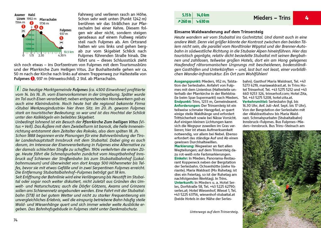 Weitere Ansicht: ROTHER Wanderführer Alpenüberquerung Garmisch - Sterzing. 7 Etappen von Oberbayern nach Südtirol - mit zwei Varianten | Thomas Striebig, Anja Benderoth