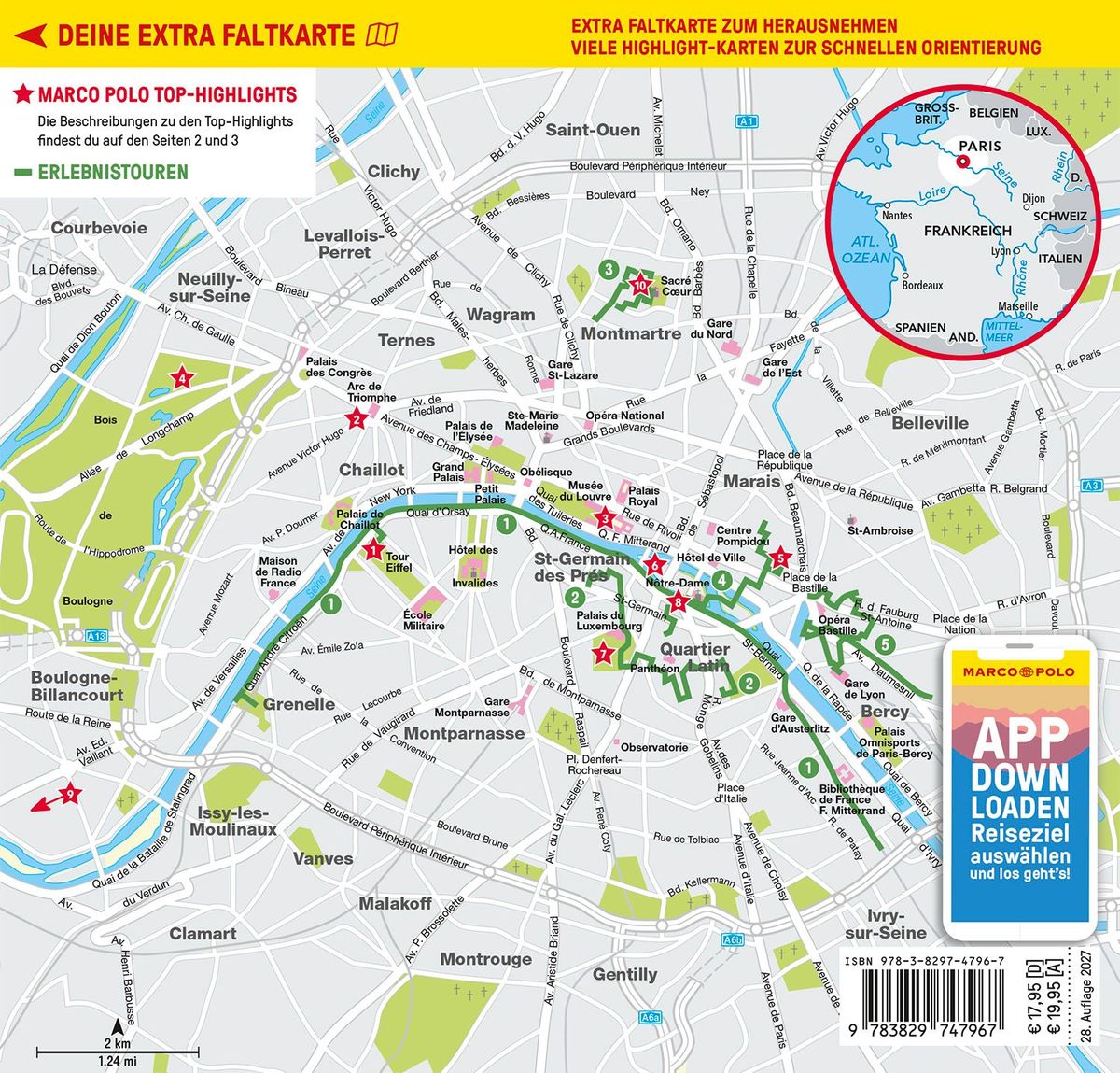 Weitere Ansicht: MARCO POLO Reiseführer Paris | Felicitas Schwarz Grammon, Gerhard und Waltraud Bläske