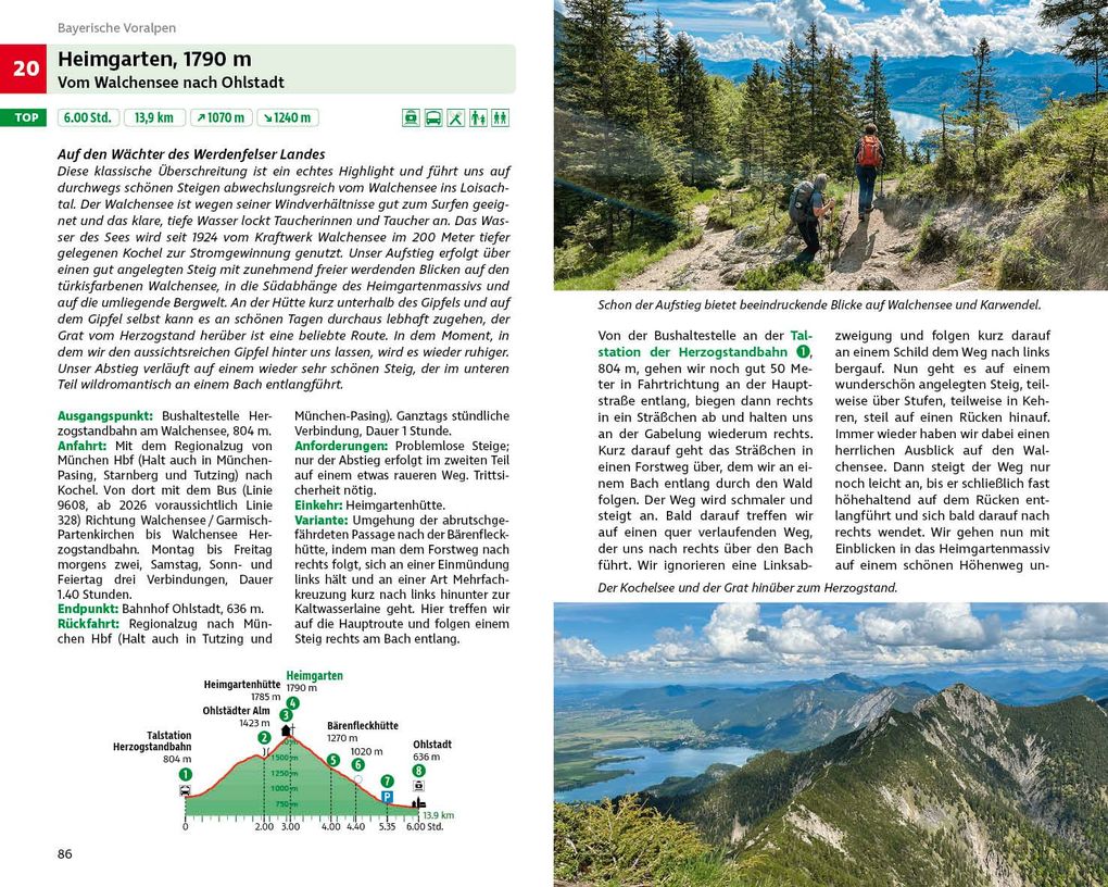Weitere Ansicht: ROTHER Wanderbuch Wandern mit Öffis Münchner Berge. 55 Touren mit Bahn & Bus | Gerhild Abler, Antje Sommer