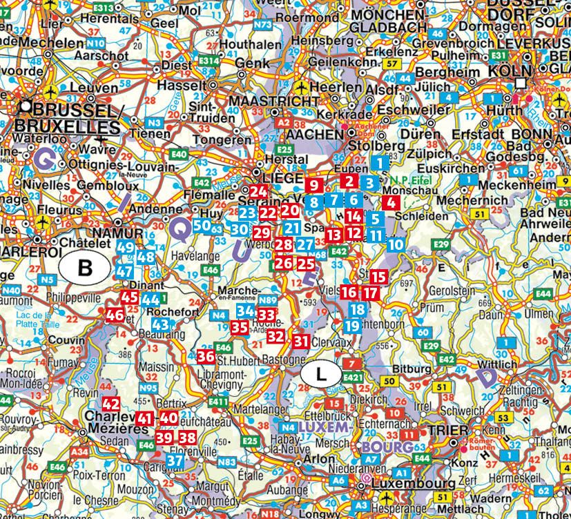 Weitere Ansicht: ROTHER Wanderführer Belgien: Ardennen und Hohes Venn. 50 Touren durch Bergland, Flusstäler und Moore | Mathieu Klos