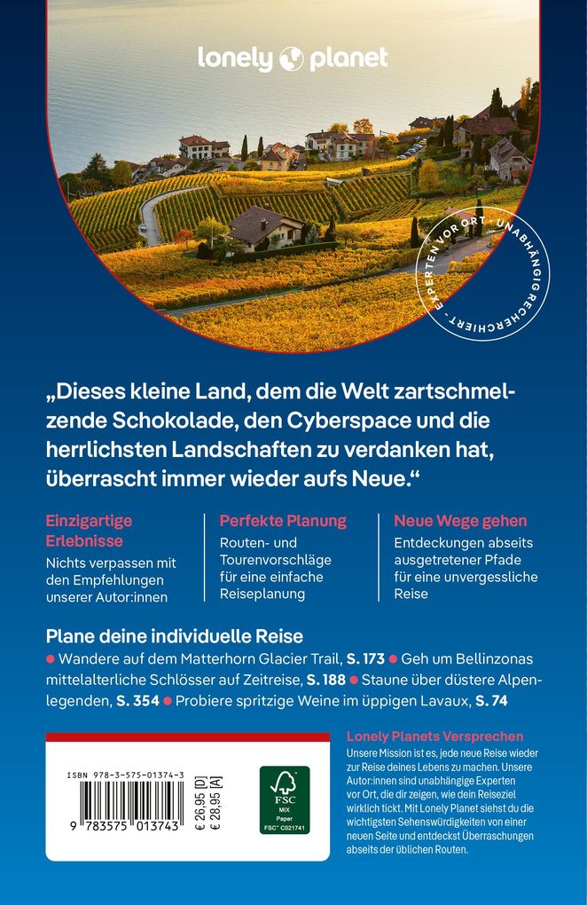 Weitere Ansicht: LONELY PLANET Reiseführer Schweiz