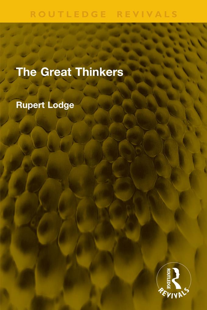 Produktbild: The Great Thinkers | Rupert Lodge