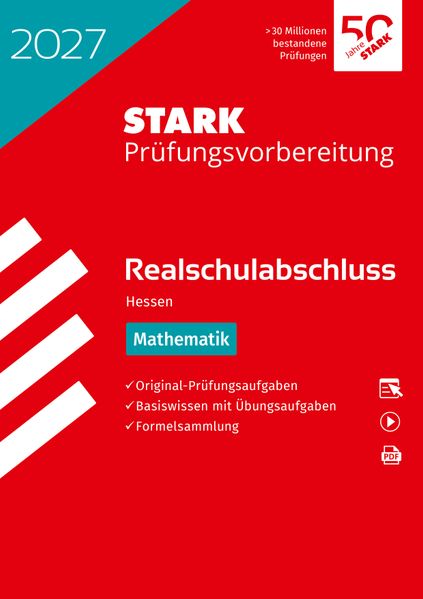 Produktbild: STARK Mathematik - Realschulabschluss 2027 Hessen - Prüfungsvorbereitung