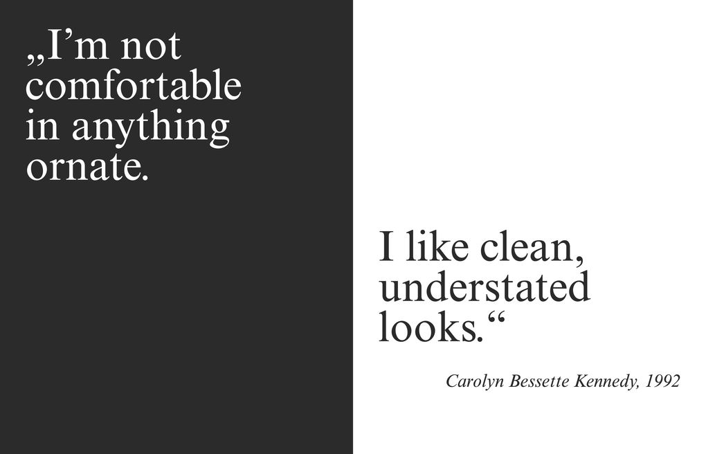 Weitere Ansicht: Carolyn Bessette-Kennedy | Mona Bergers