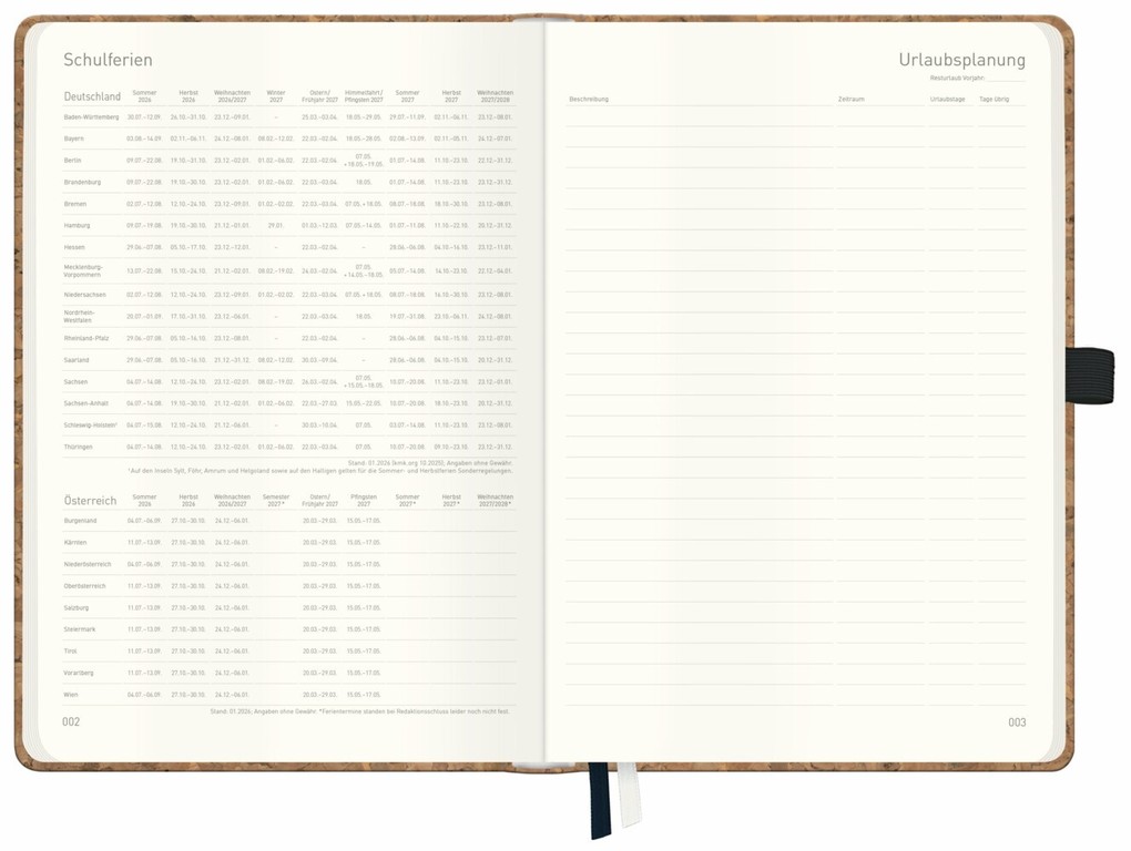 Weitere Ansicht: Wochen-Notiz-Timer Classic 26/27 A5 17 Monate [Fine Flowers Salbei] | Andreas Reiter
