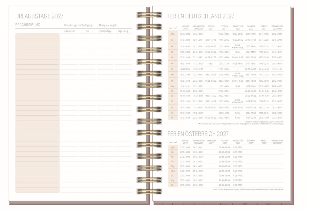 Weitere Ansicht: Lieblings-Timer 2026/2027 17 Monate sortiert | Andreas Reiter