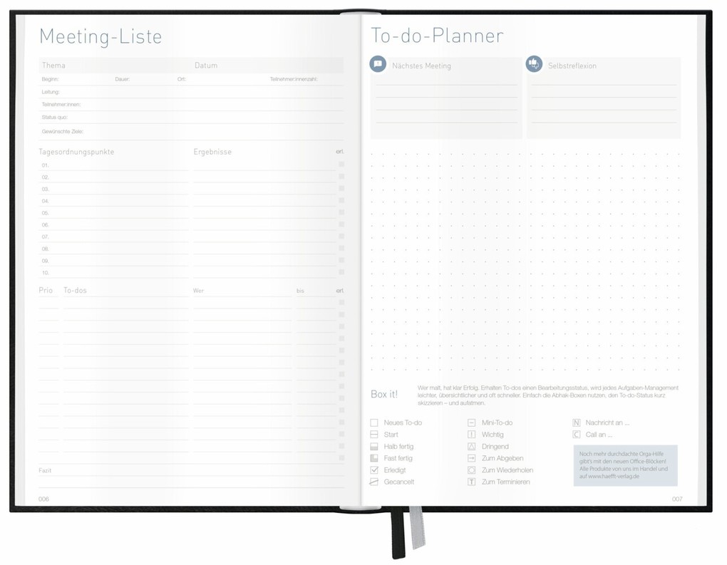 Weitere Ansicht: Business-Timer 26/27 17 Monate KL [Grau-Rosé] | Andreas Reiter