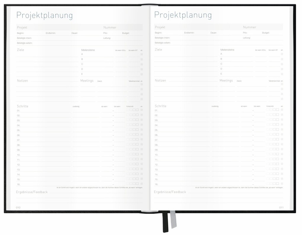Weitere Ansicht: Business-Timer 26/27 17 Monate KL [Grau-Rosé] | Andreas Reiter
