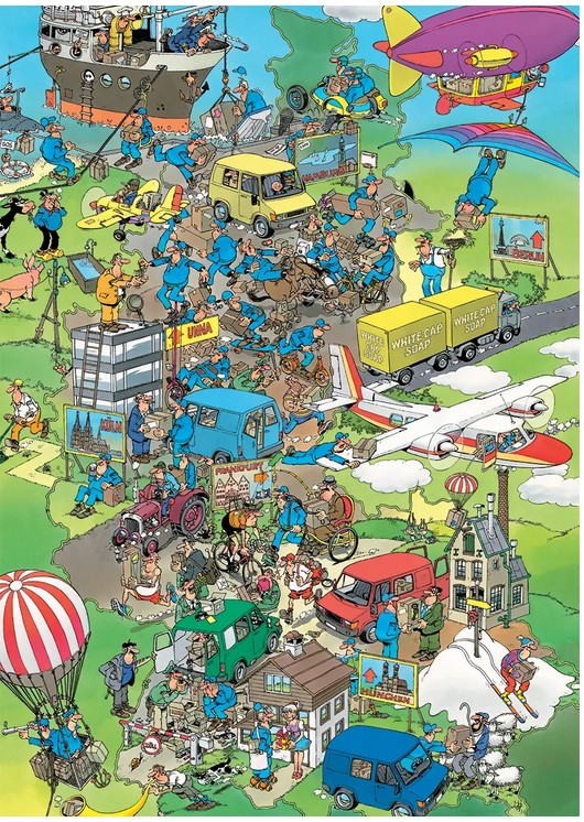 Weitere Ansicht: Jan van Haasteren - 2026 #7 - Puzzle