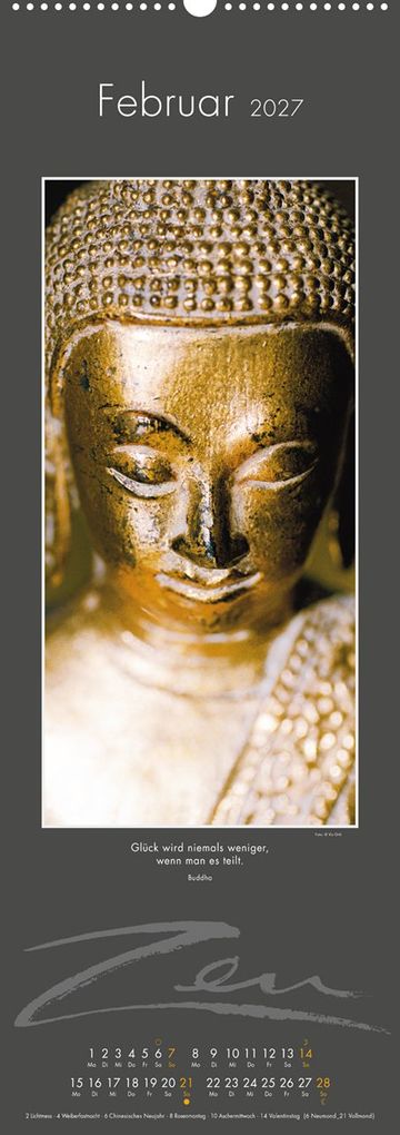 Weitere Ansicht: Zen-Kalender 2027 | Vis Orth
