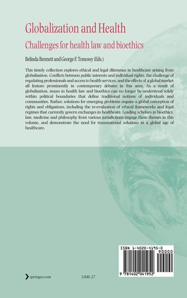 Weitere Ansicht: Globalization and Health
