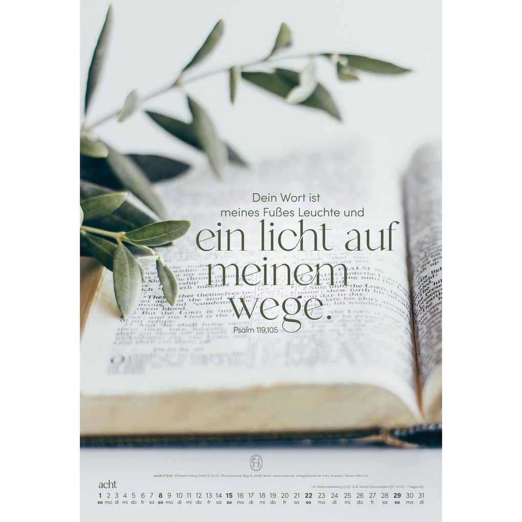 Weitere Ansicht: Sein Wort. Dein Weg. 2027