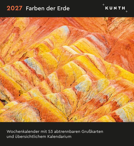 Produktbild: Farben der Erde - KUNTH Postkartenkalender 2027