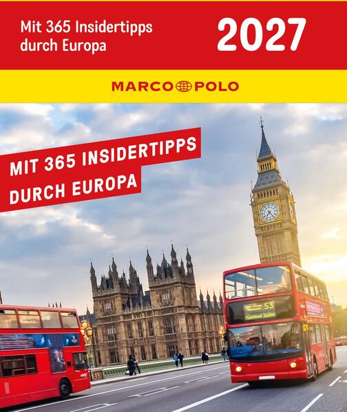 Produktbild: Abreißkalender MARCO POLO: Mit 365 Insidertipps durch Europa 2027