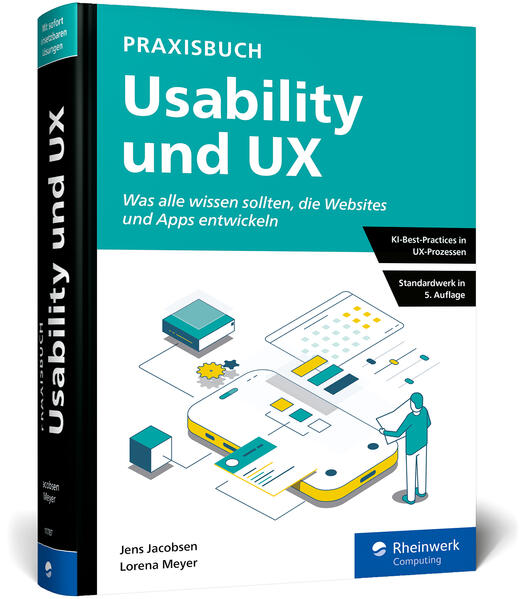 Produktbild: Praxisbuch Usability und UX | Jens Jacobsen, Lorena Meyer