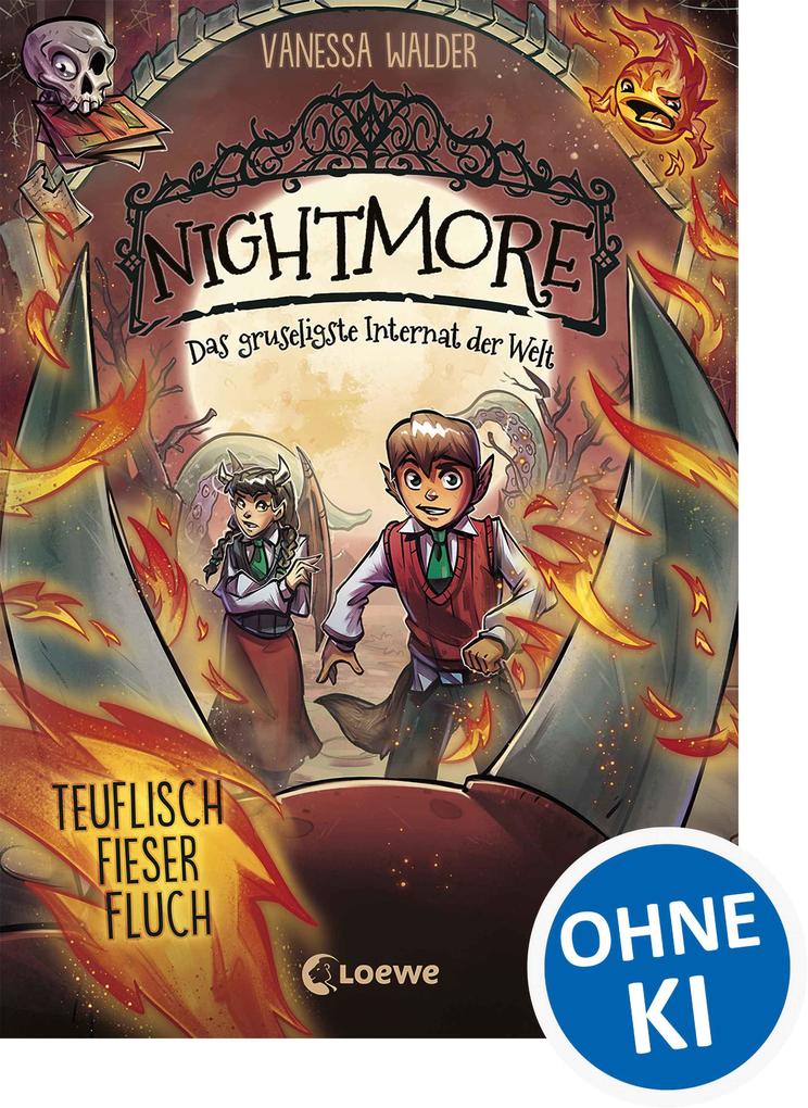 Produktbild: Nightmore - Das gruseligste Internat der Welt (Band 3) - Teuflisch fieser Fluch | Vanessa Walder