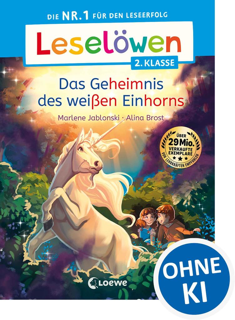 Produktbild: Leselöwen 2. Klasse - Das Geheimnis des weißen Einhorns | Marlene Jablonski