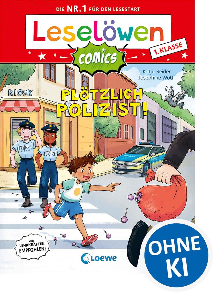 Produktbild: Leselöwen Comics 1. Klasse - Plötzlich Polizist | Katja Reider