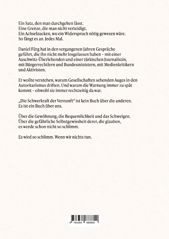 Weitere Ansicht: Die Schwerkraft der Vernunft | Daniel Fürg