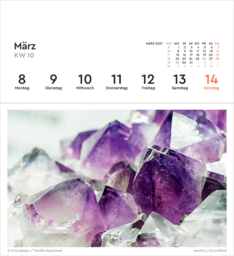 Weitere Ansicht: Strukturen - KUNTH Postkartenkalender 2027