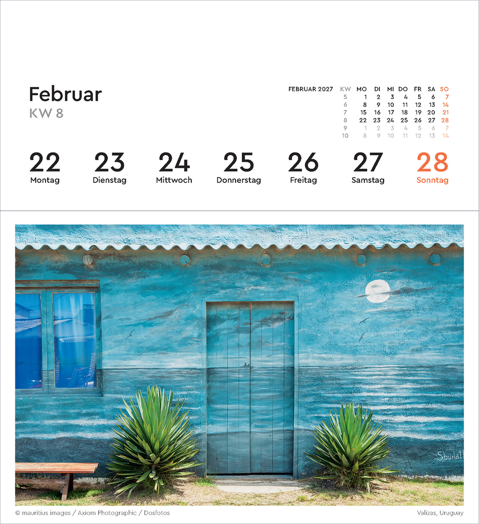 Weitere Ansicht: Urlaubsfeeling - KUNTH Postkartenkalender 2027