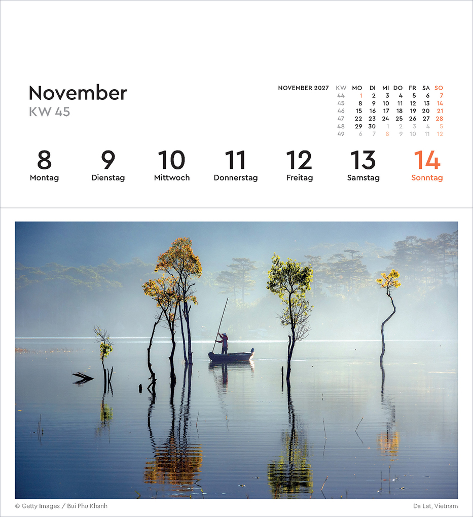 Weitere Ansicht: Urlaubsfeeling - KUNTH Postkartenkalender 2027