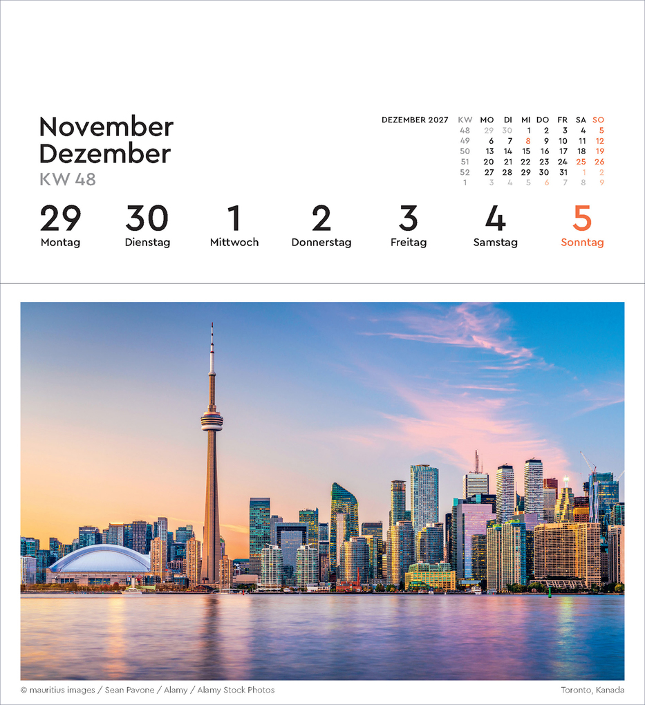 Weitere Ansicht: Urlaubsfeeling - KUNTH Postkartenkalender 2027