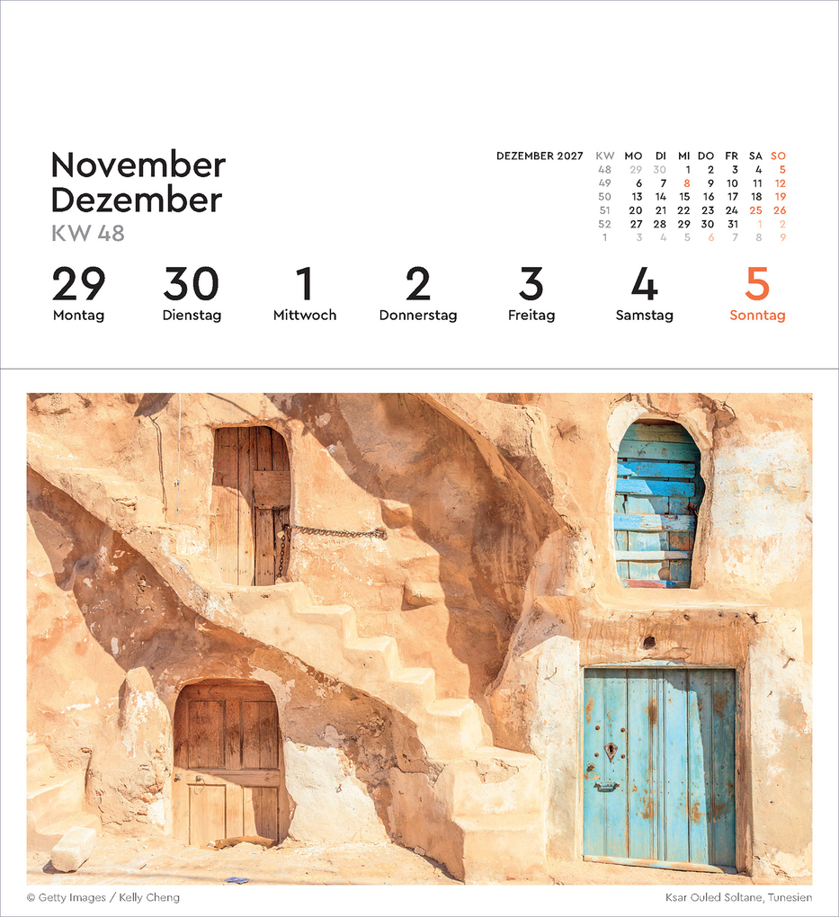 Weitere Ansicht: Türen - KUNTH Postkartenkalender 2027