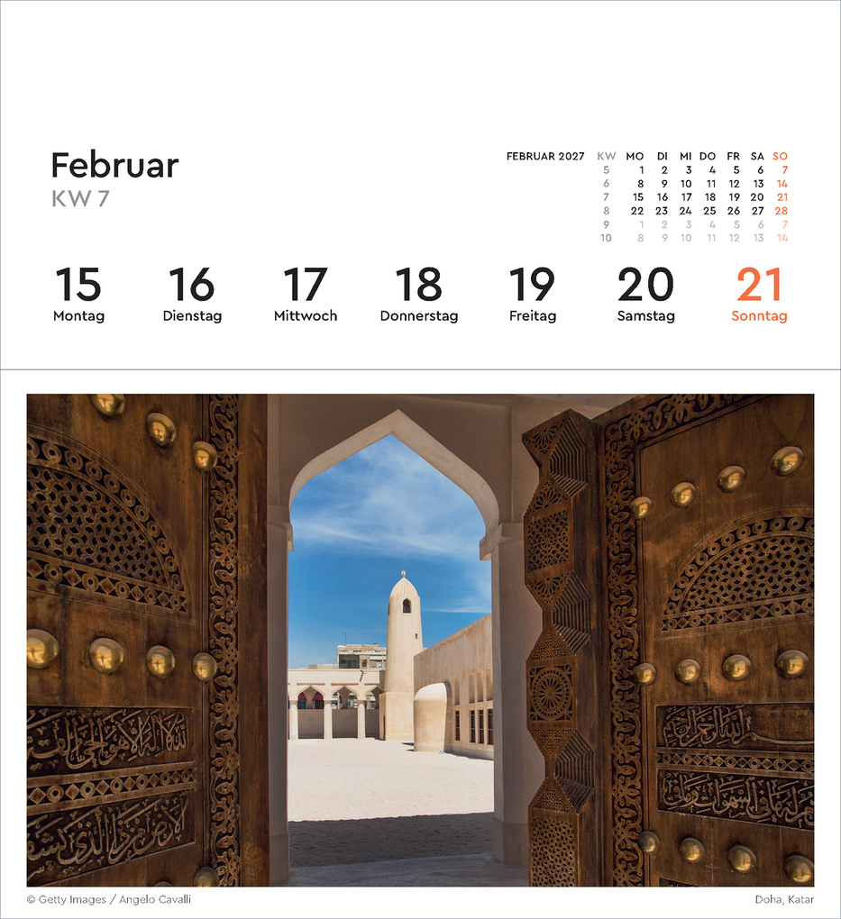 Weitere Ansicht: Türen - KUNTH Postkartenkalender 2027