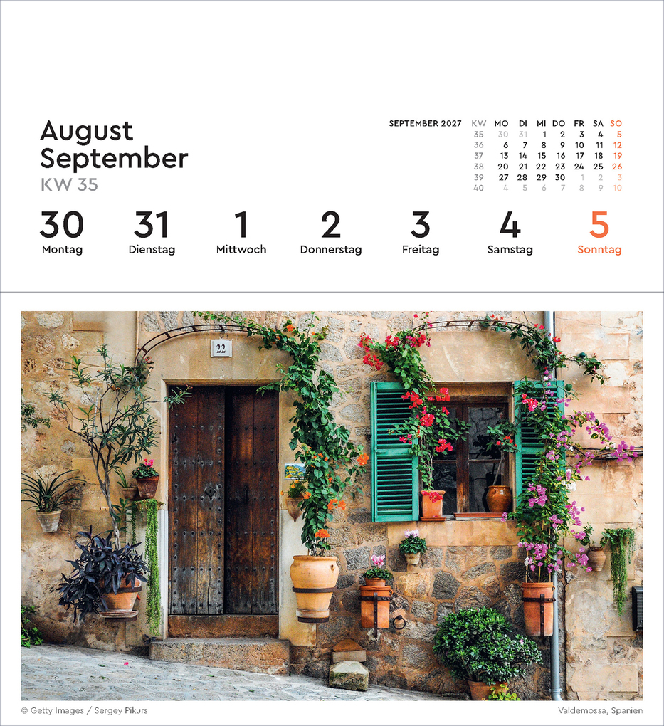 Weitere Ansicht: Türen - KUNTH Postkartenkalender 2027