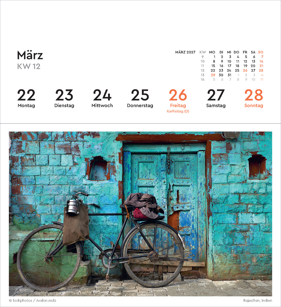 Weitere Ansicht: Türen - KUNTH Postkartenkalender 2027