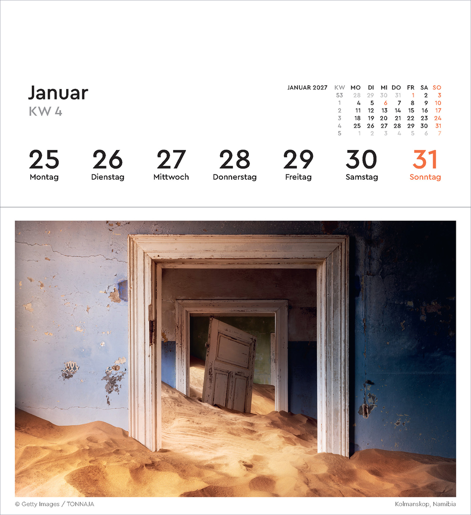 Weitere Ansicht: Türen - KUNTH Postkartenkalender 2027